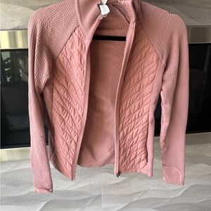 Athleta Light Pink Quilted Jacket